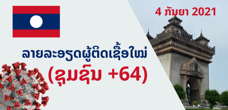 ຂໍ້ມູນເບື້ອງຕົ້ນຜູ້ຕິດເຊື້ອໃໝ່ໃນຊຸມຊົນທົ່ວປະເທດ
