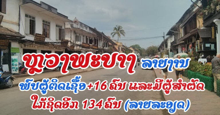 ທາມລາຍ ແລະປະຫວັດຜູ້ຕິດເຊື້ອຢູ່ຫຼວງພະບາງ 22 ກັນຍາ 2021