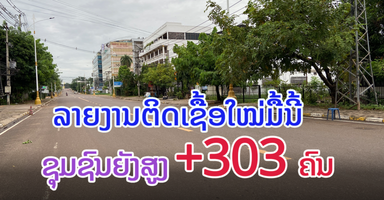 ຕິດເຊື້ອໃນຊຸມຊົນຍັງຕໍ່ເນື່ອງ ແລະ ກະແຈກກະຈາຍຫຼາຍເຂດ