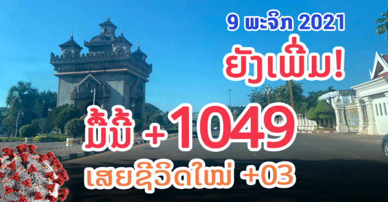ທະລຸພັນອີກແລ້ວ! ຜູ້ຕິດເຊື້ອໃໝ່ມື້ນີ້