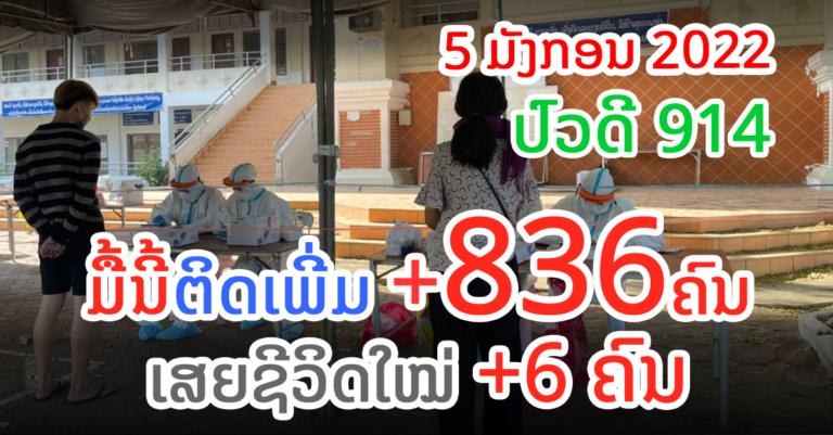 ເລີ່ມຂຶ້ນມາເພີ່ມ! ລາຍງານຕົວເລກຜູ້ຕິດເຊື້ອໃໝ່ປະຈຳວັນ